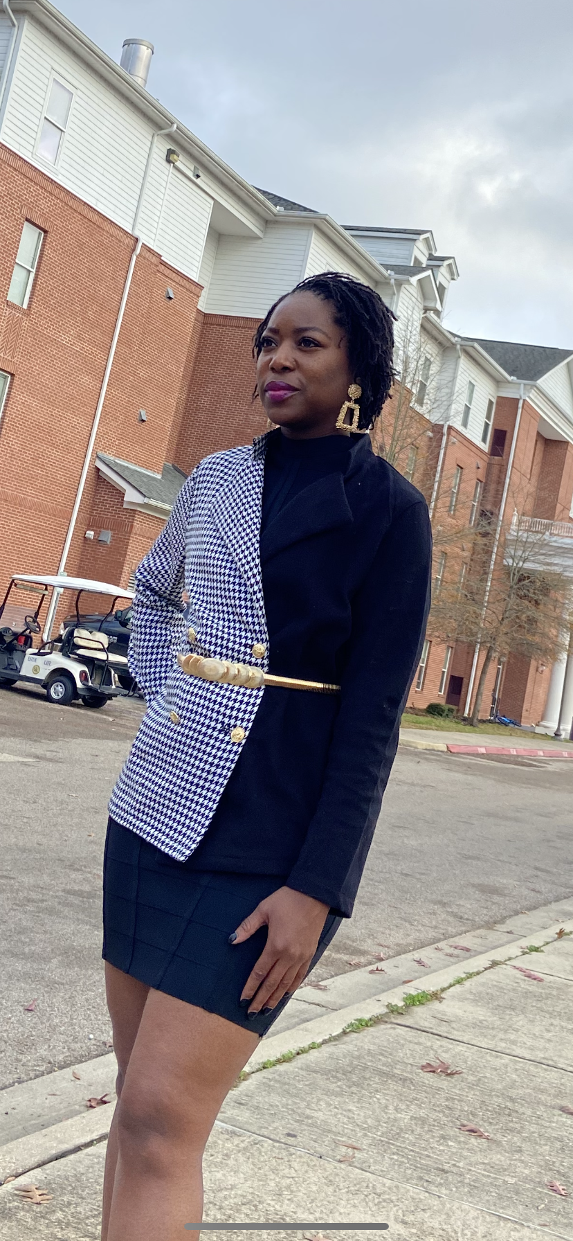 Color Block Fashion Blazer