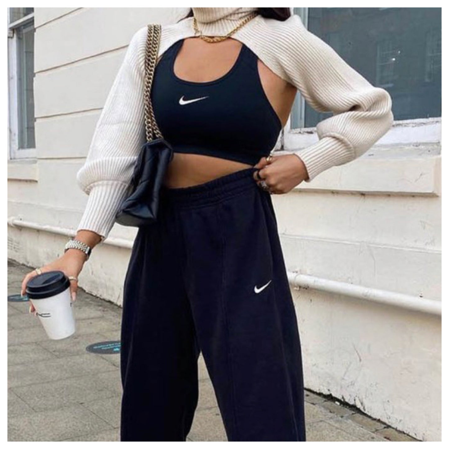 Cut-Out Sweater