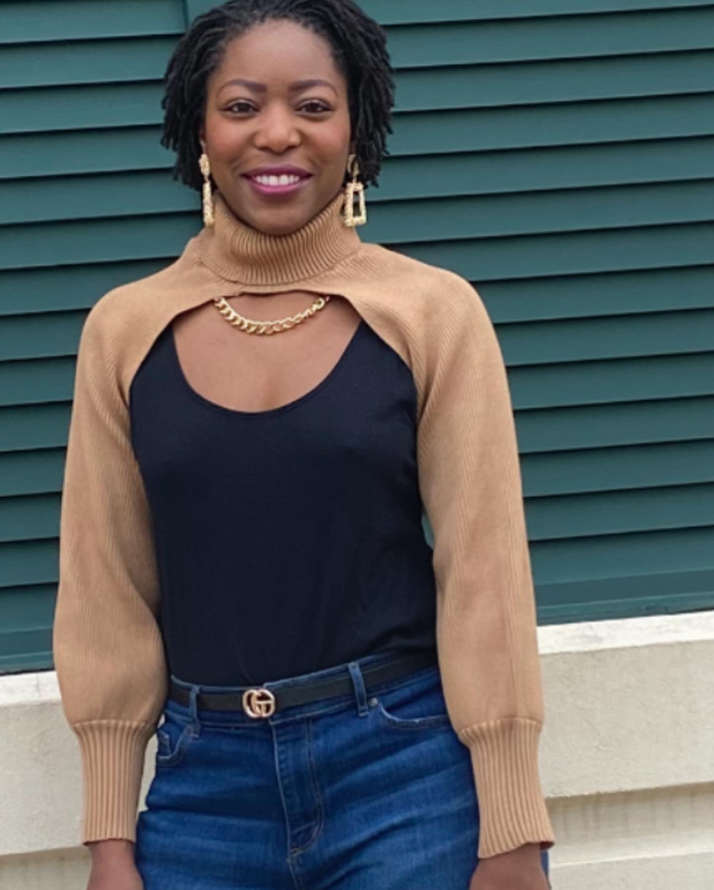 Cut-Out Sweater