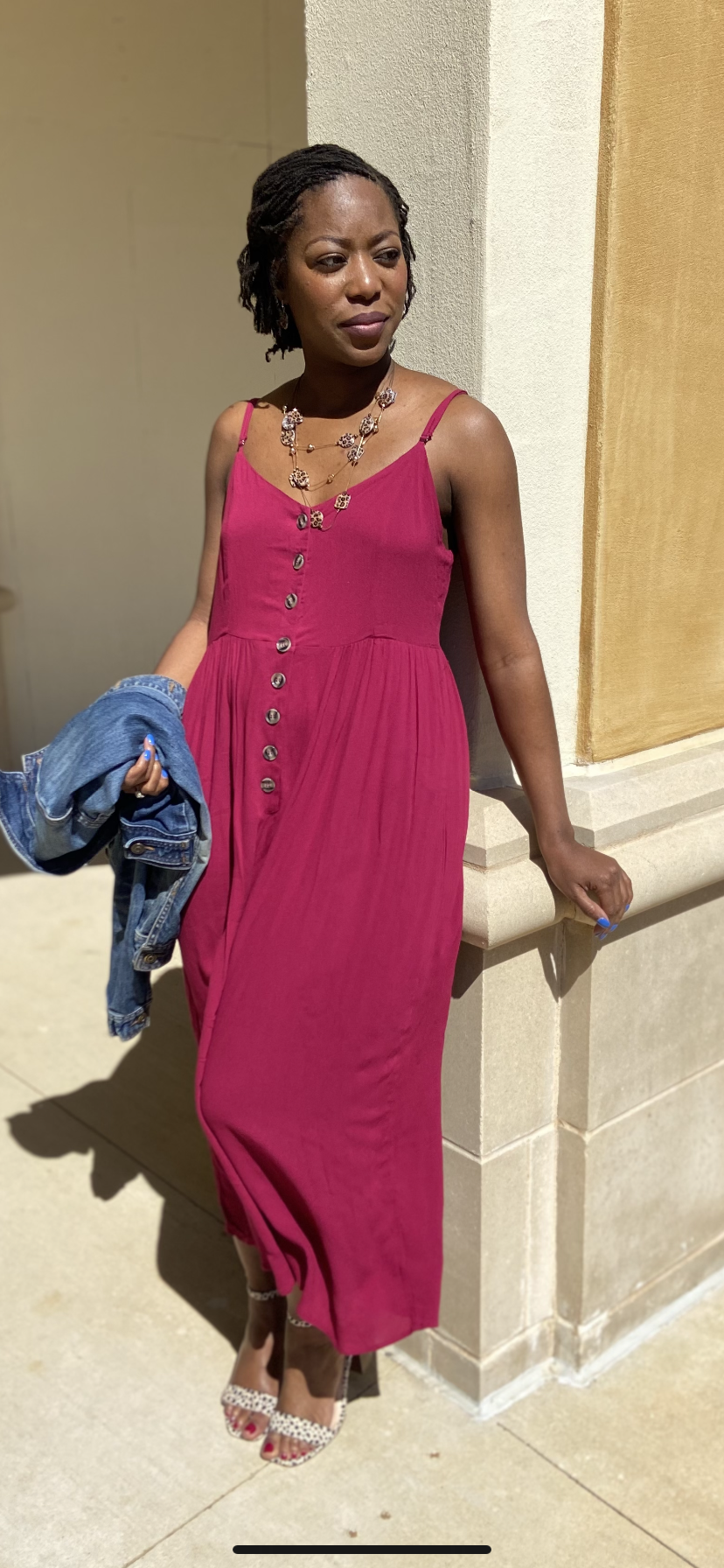 Boho Red Jumpsuit