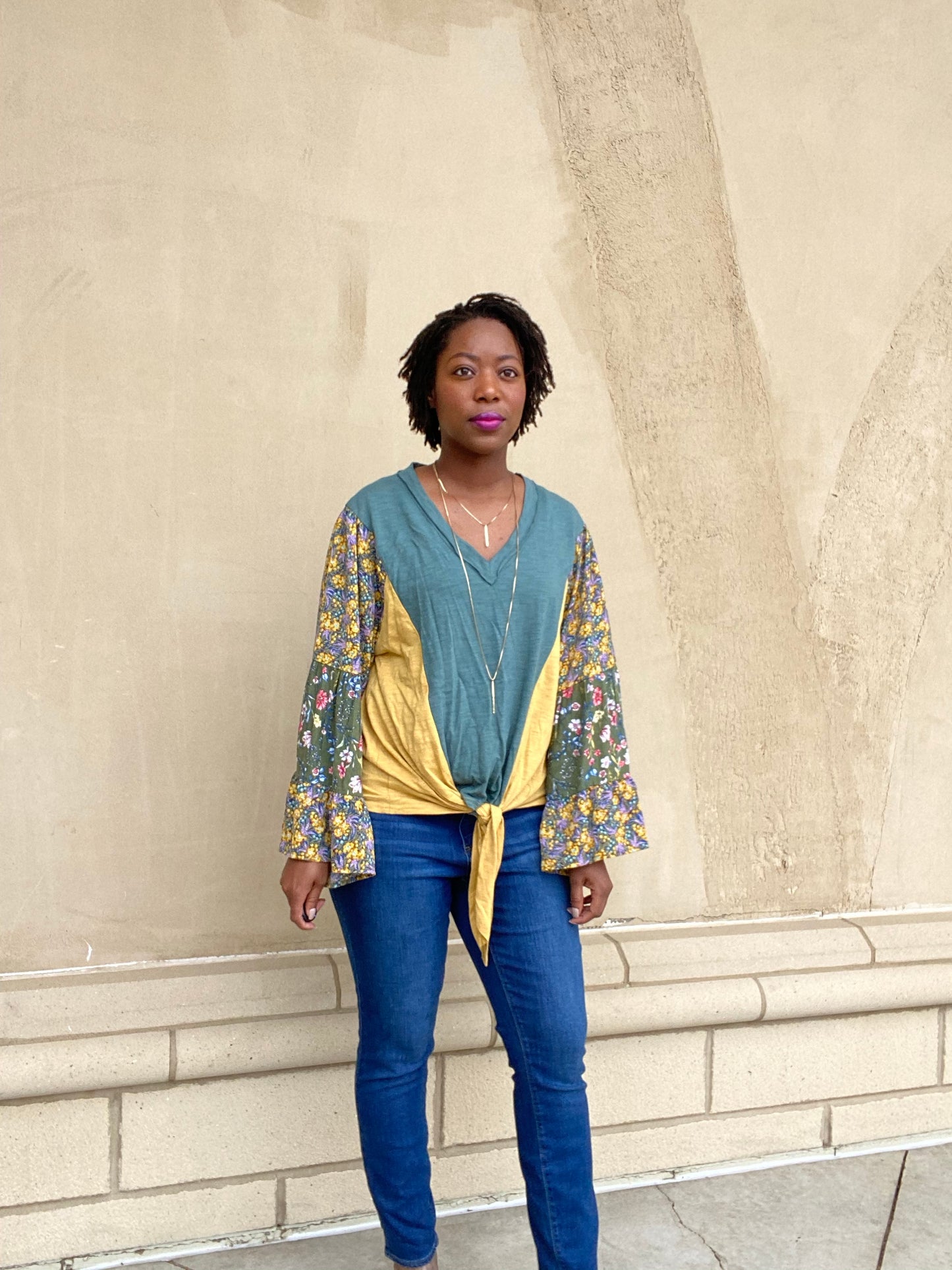 Floral Boho Top