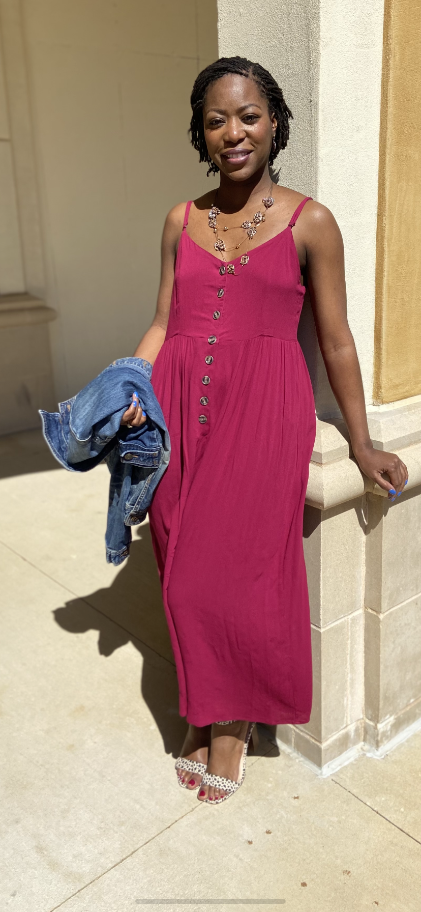 Boho Red Jumpsuit