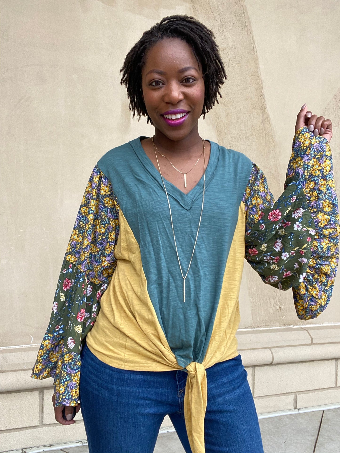 Floral Boho Top