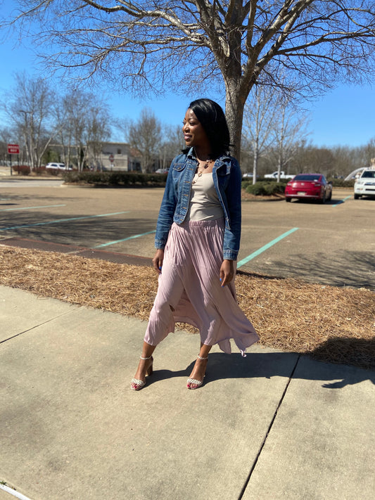 Mauve Skirt
