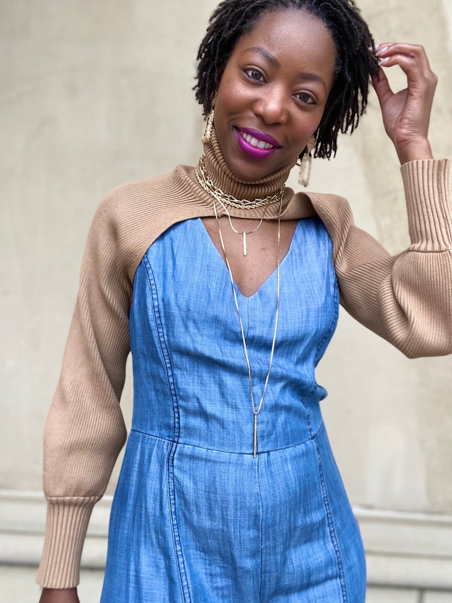 Cut-Out Sweater