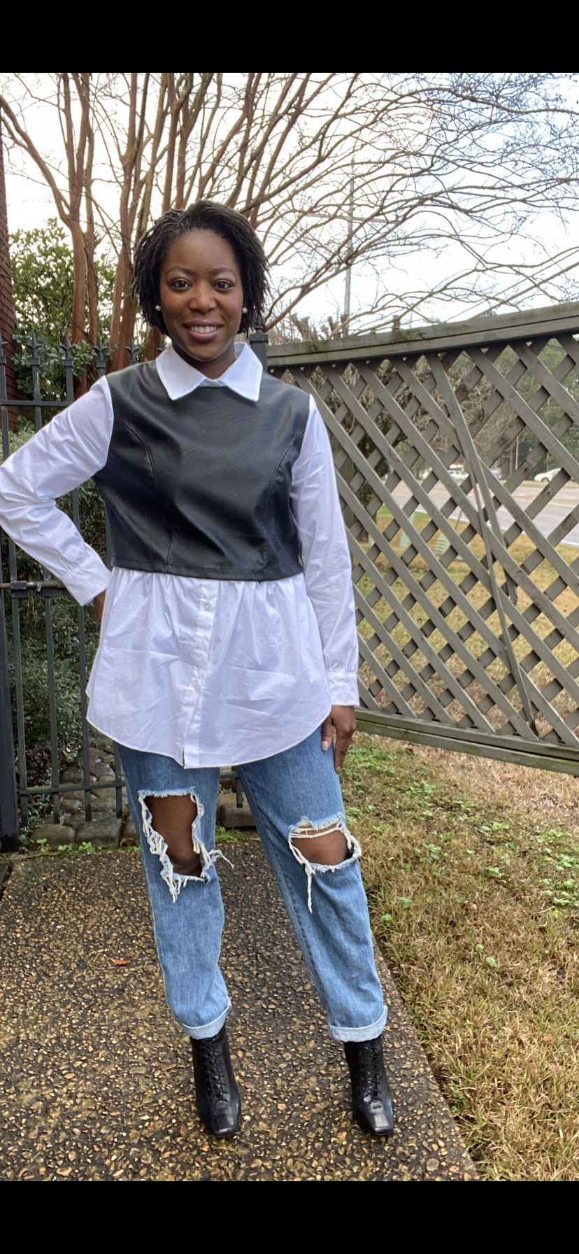 90s Shirt and Vest Combo
