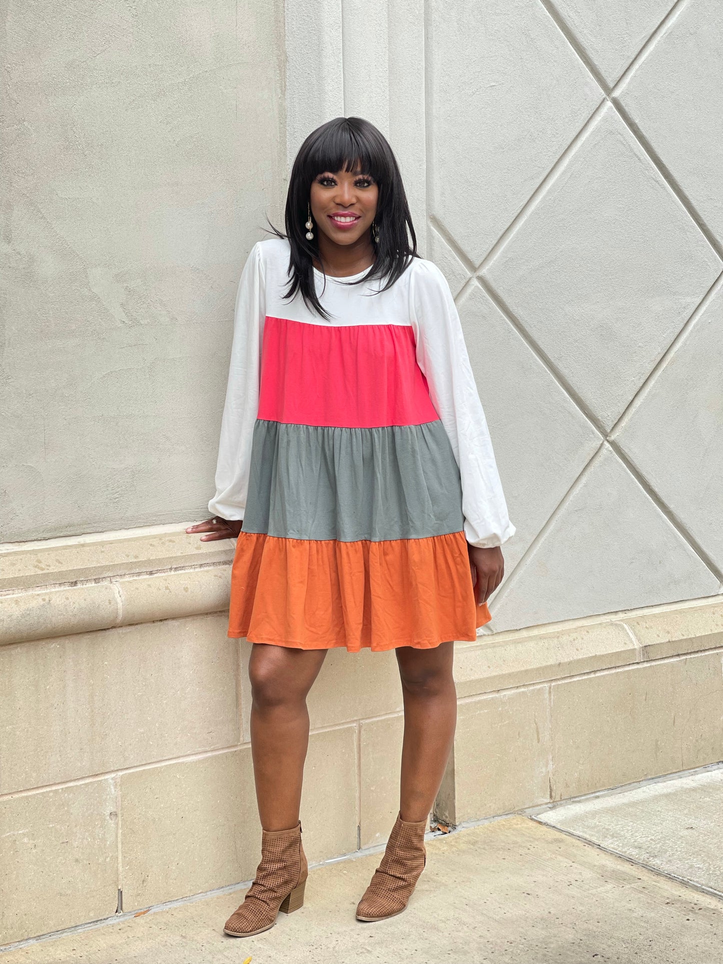Colorblock Dress