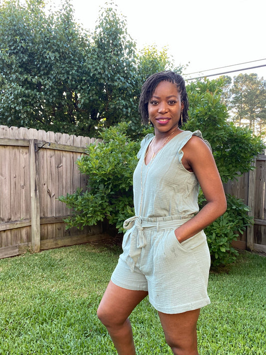Sage Green Short Set